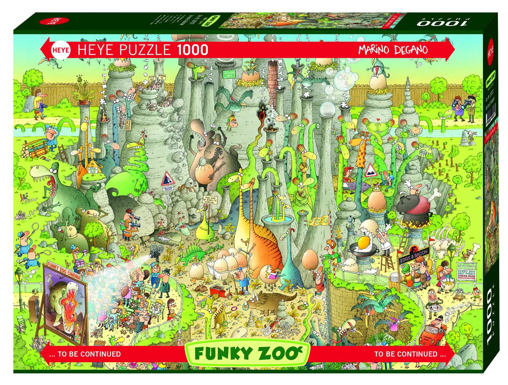 PUZZLE 1000P - jurassic habitat - HEYE