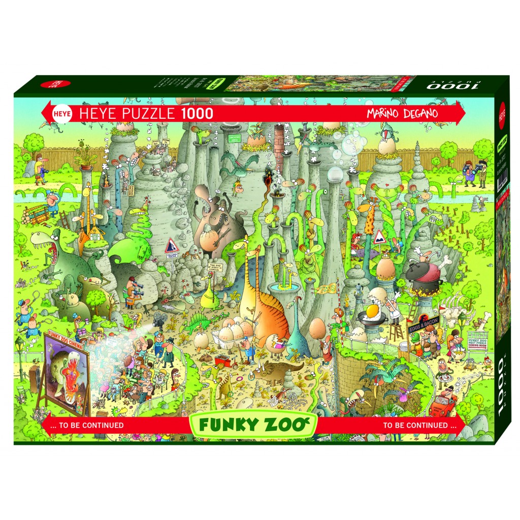 PUZZLE 1000P - jurassic habitat - HEYE