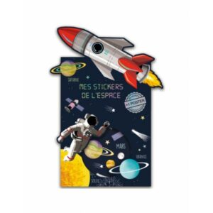 JEU STICKERS + POSTER MISSION COSMOS