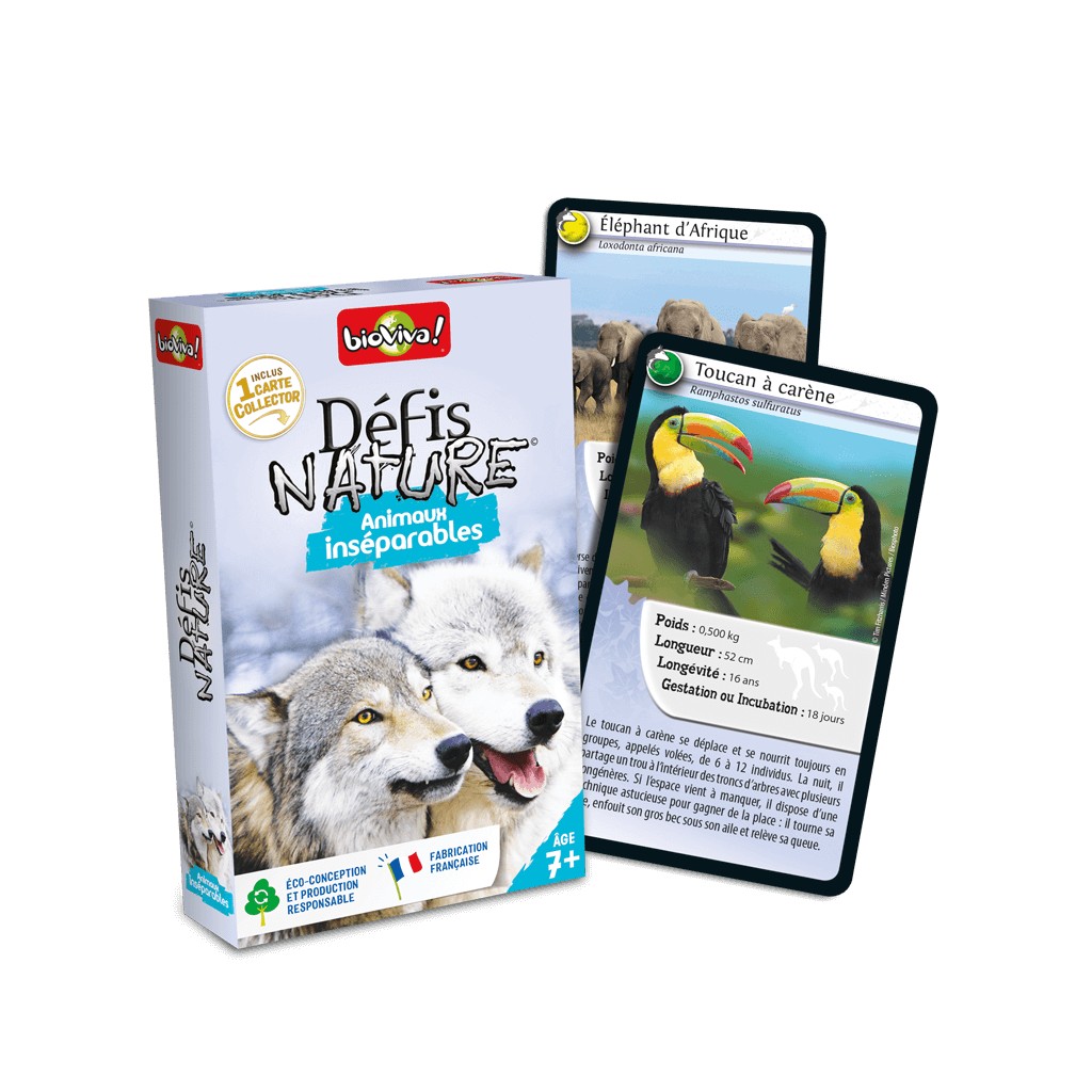 Défis Nature - Animaux Inséparables - Bioviva