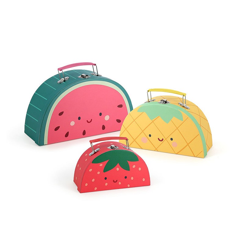 Set de 3 valisettes Fruits - Sarah Betz - Vilac