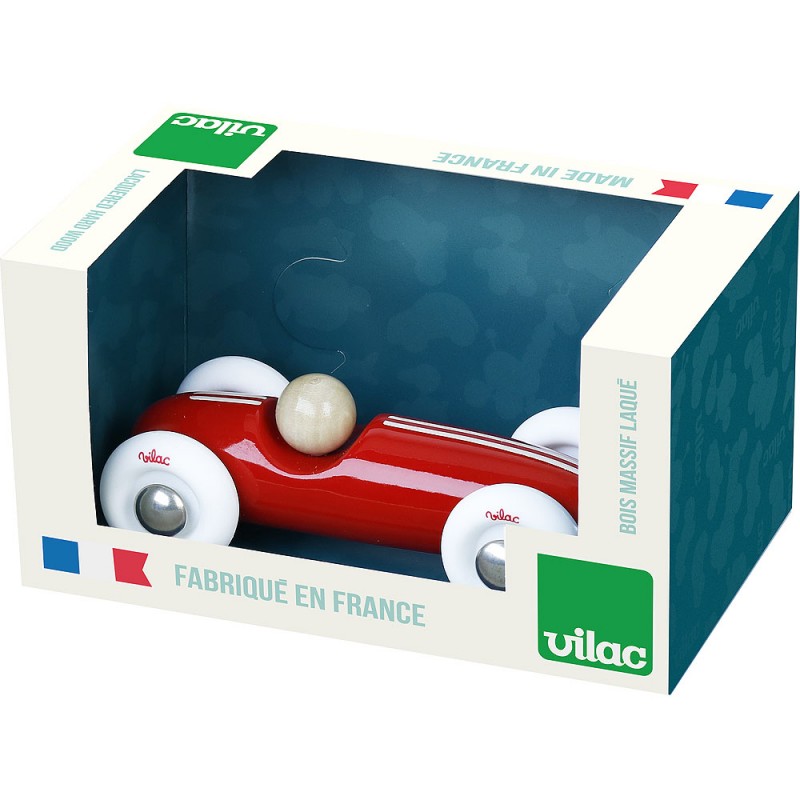 Voiture Grand Prix vintage PM rouge - Vilac