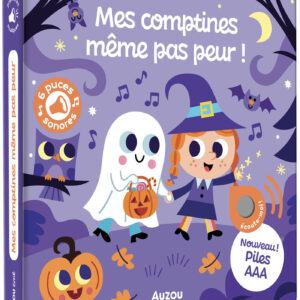 Mes comptines même pas peur - Livre sonore - Auzou