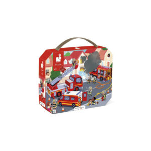 Puzzle 24 pièces pompiers - Janod