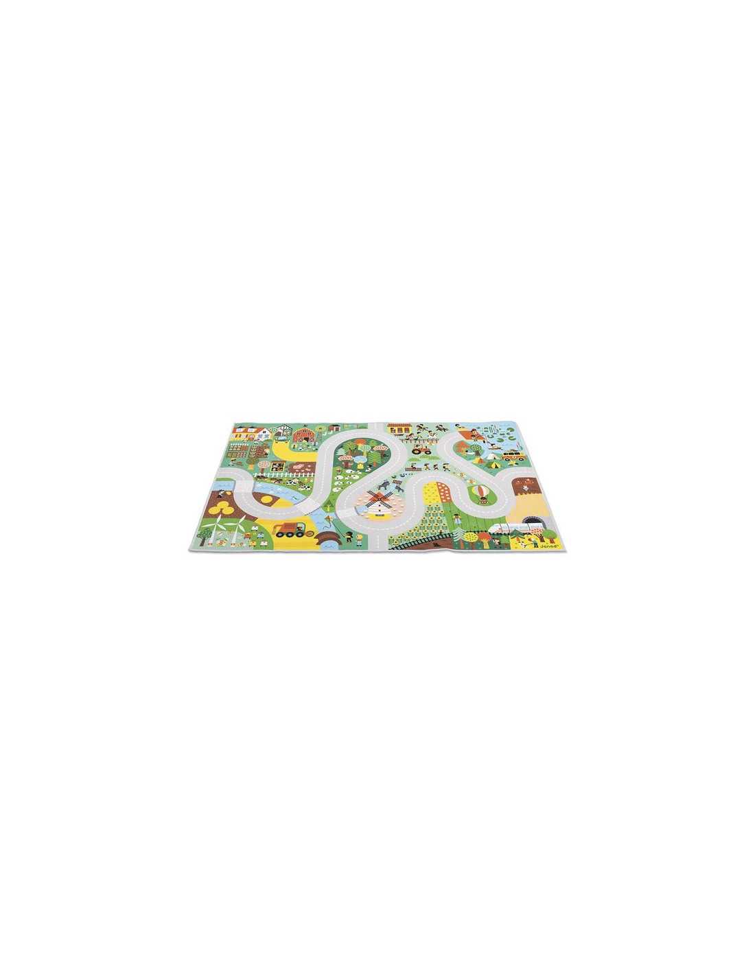 Tapis avec circuit - CAMPAGNE - Cross Roads - Janod