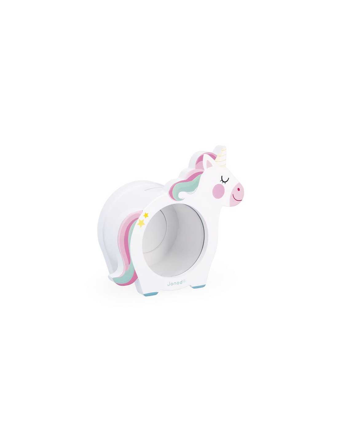 Tirelire Licorne en bois - Janod