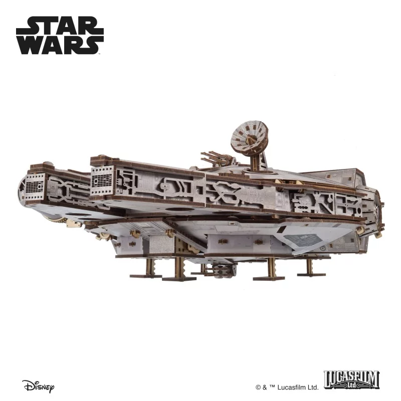 Star Wars Faucon millenium - Puzzle 3D en bois - UGEARS