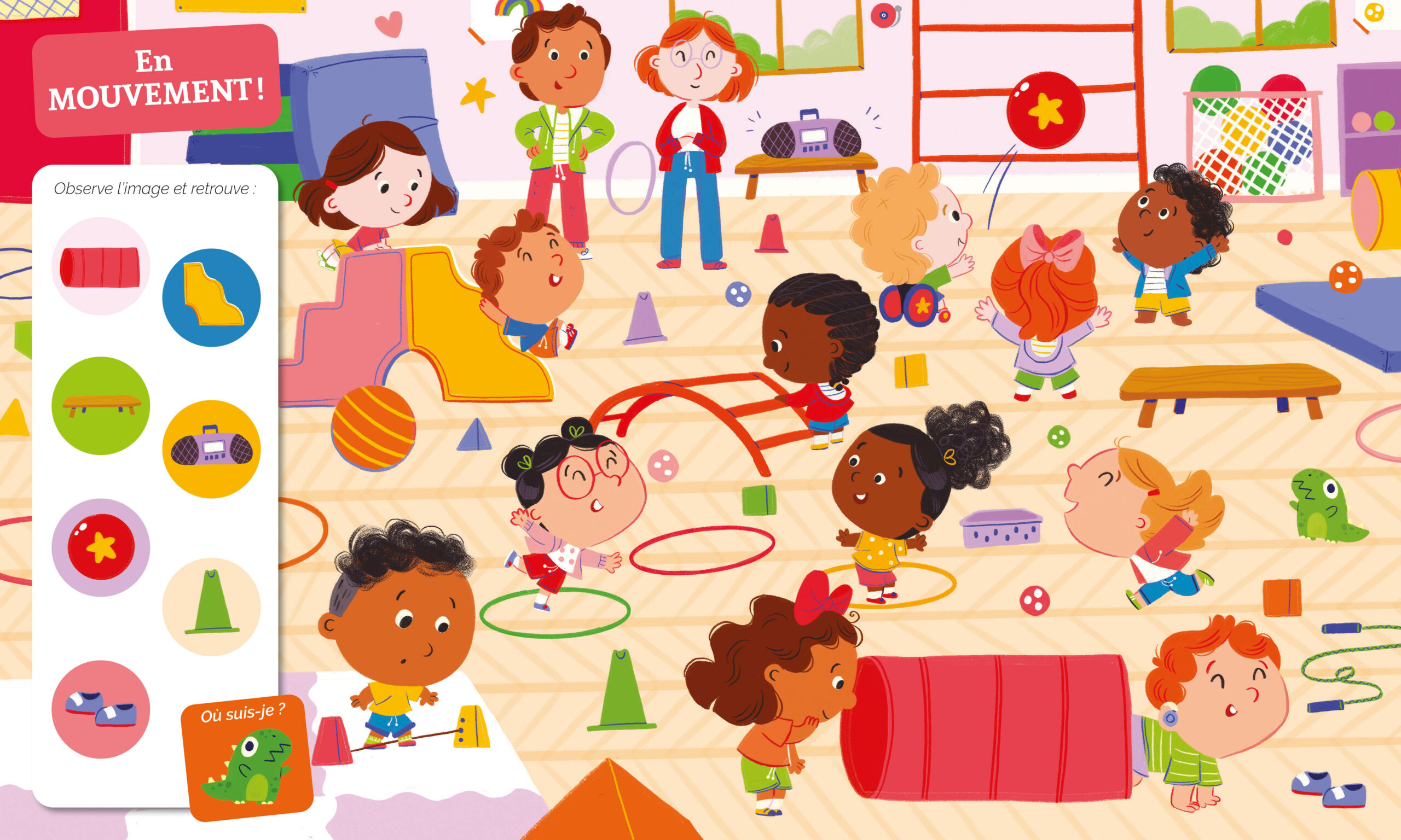 Cherche et trouve des tout-petits à la maternelle - Auzou