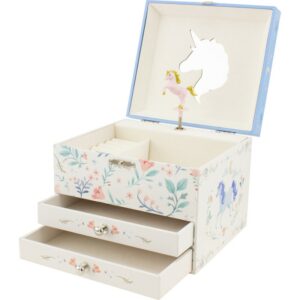 COFFRE MUSICAL 2 TIROIRS LICORNE - Ulysse