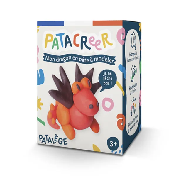Kit dragon en pâte à modeler Patalège - Patacréer