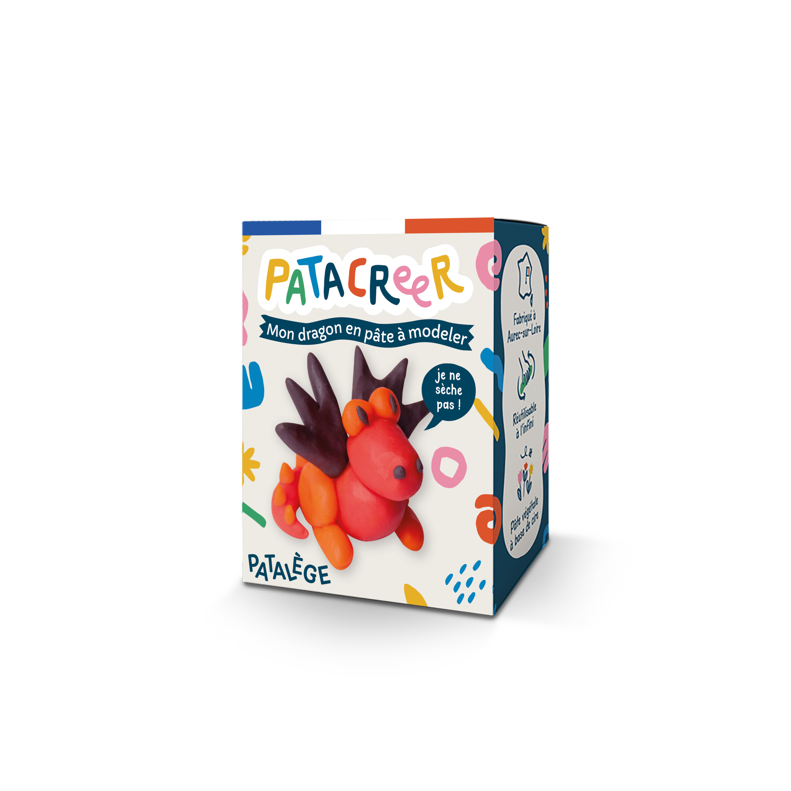 Kit dragon en pâte à modeler Patalège - Patacréer