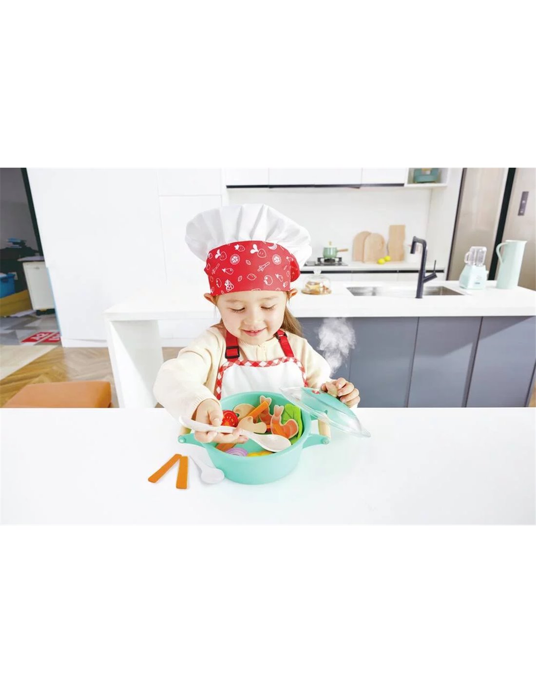 Little Chef Cooking & Steam Playset - Hape