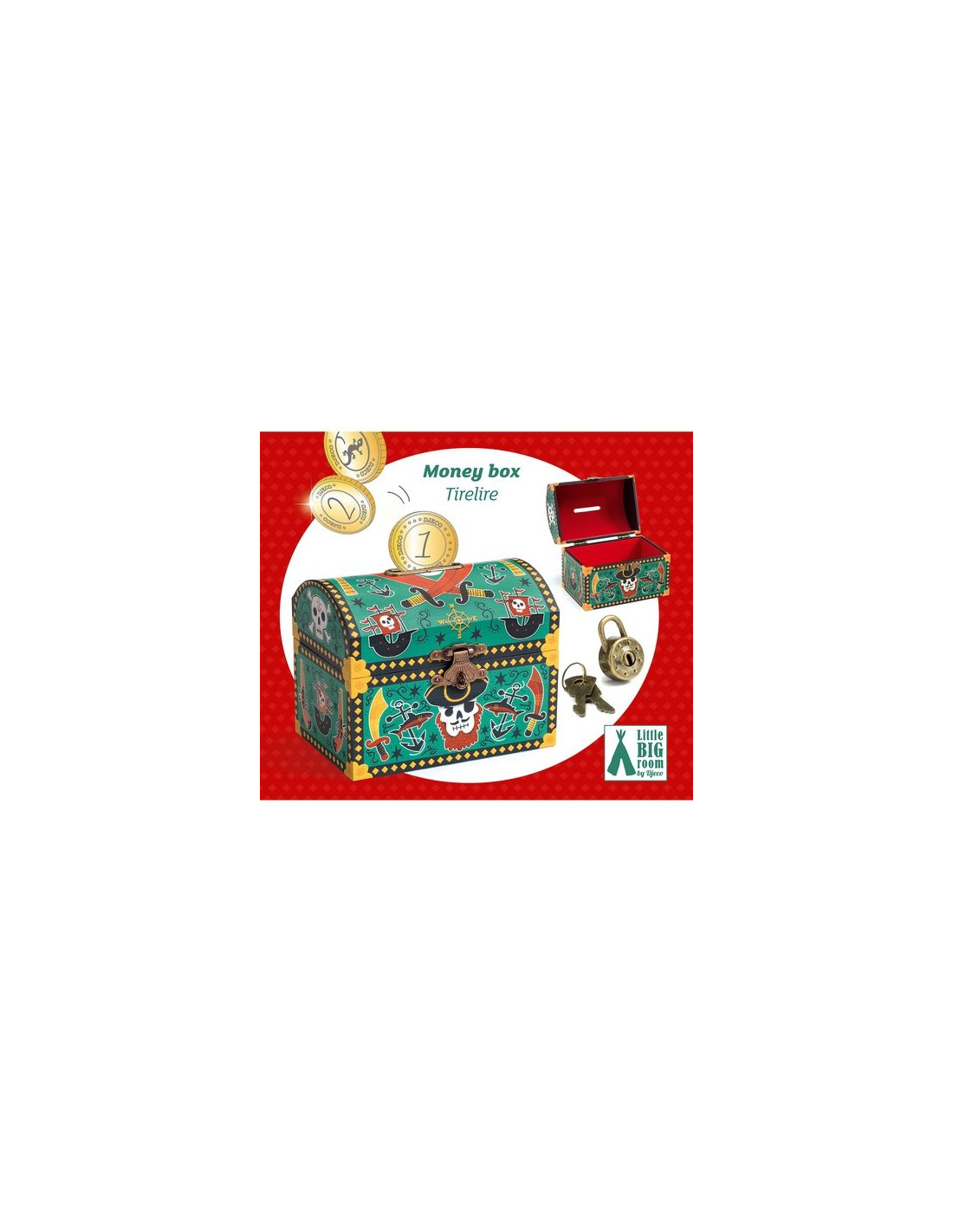 Tirelire pirates - Djeco