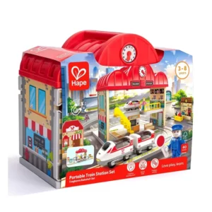 Coffret circuit de train portable - Hape
