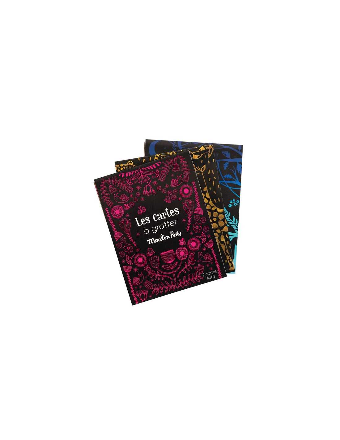 Cartes à gratter les petites merveilles (rose)
