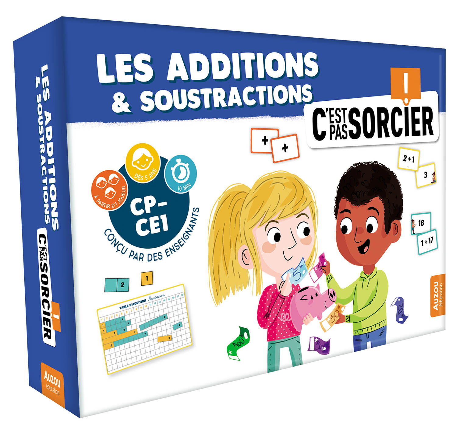 Les additions et les soustractions - C'est pas sorcier ! - Auzou
