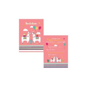CARTES INVITATIONS LAMA