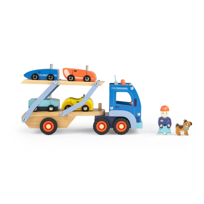 Camion de transport de voitures - Avenue du Moulin - Moulin Roty