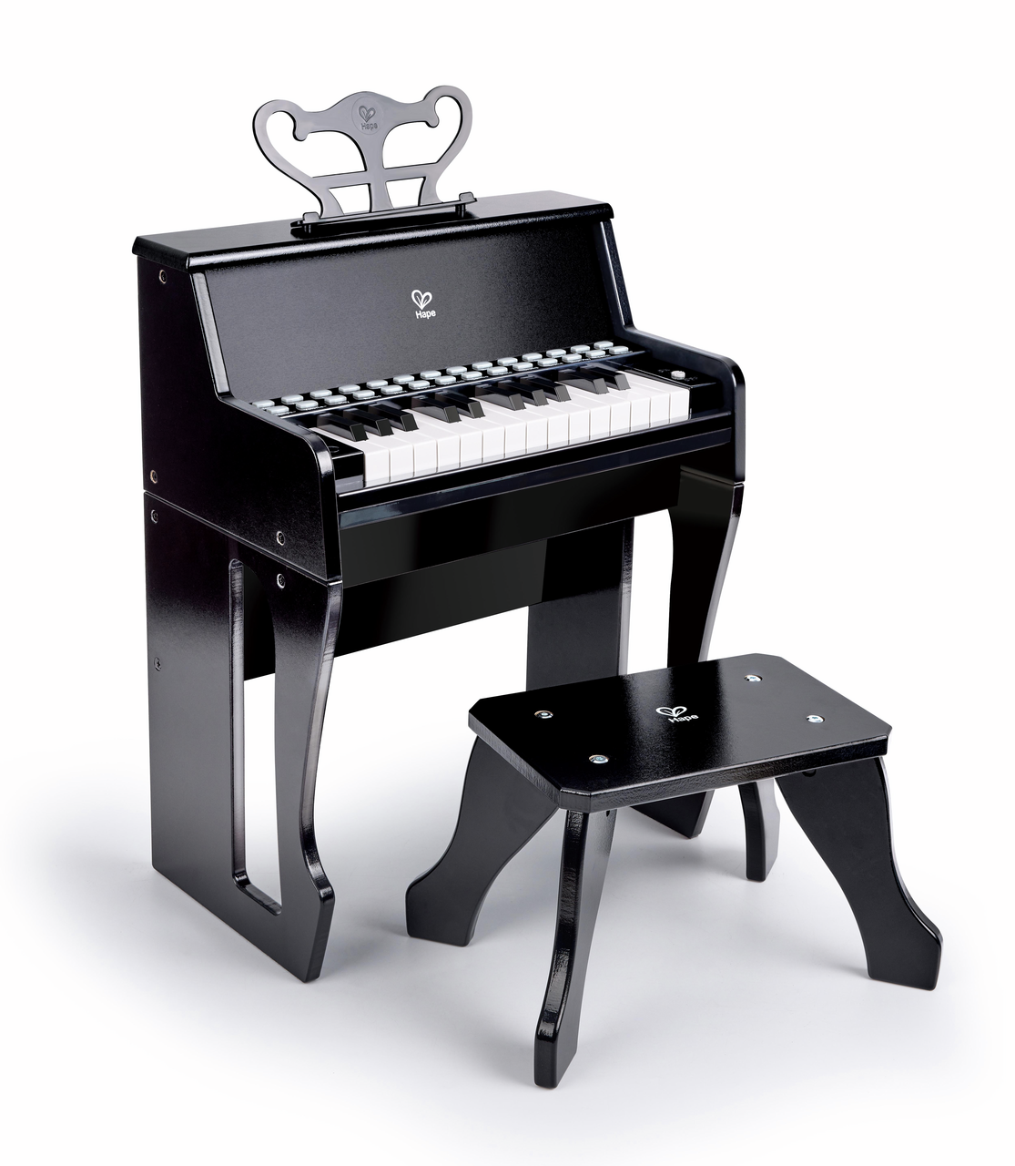 Piano droit avec apprentissage interactif noir - Hape