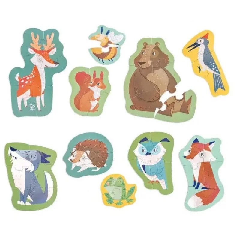 Puzzle - les animaux de la forêt - Hape