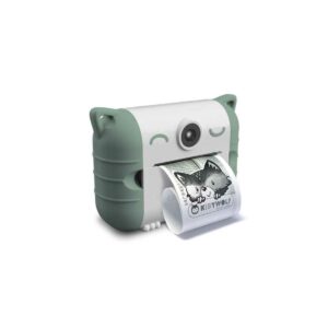 Appareil photo instantané avec impression thermique vert - Kidywolf