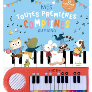 Mon livre piano - Mes toutes premières comptines - Auzou