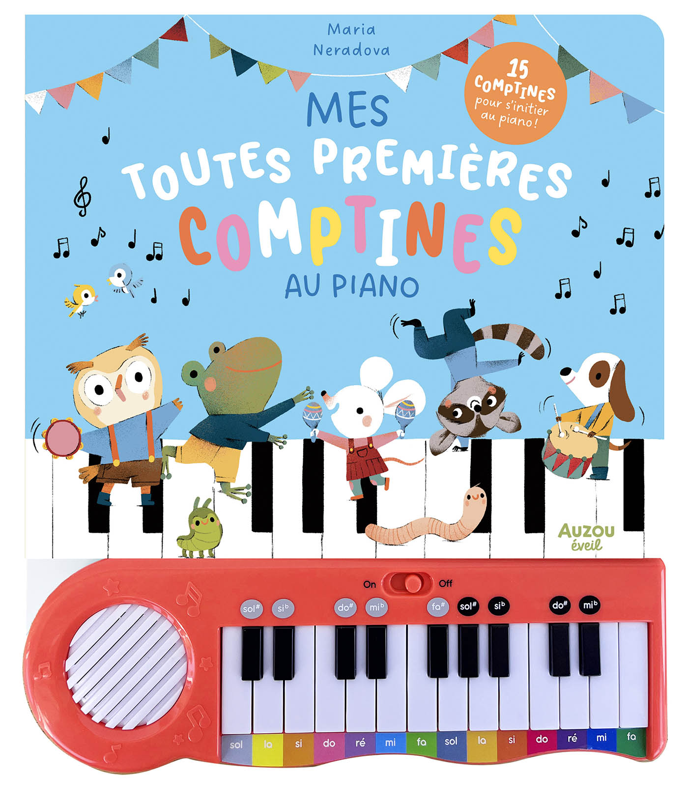 Mon livre piano - Mes toutes premières comptines - Auzou