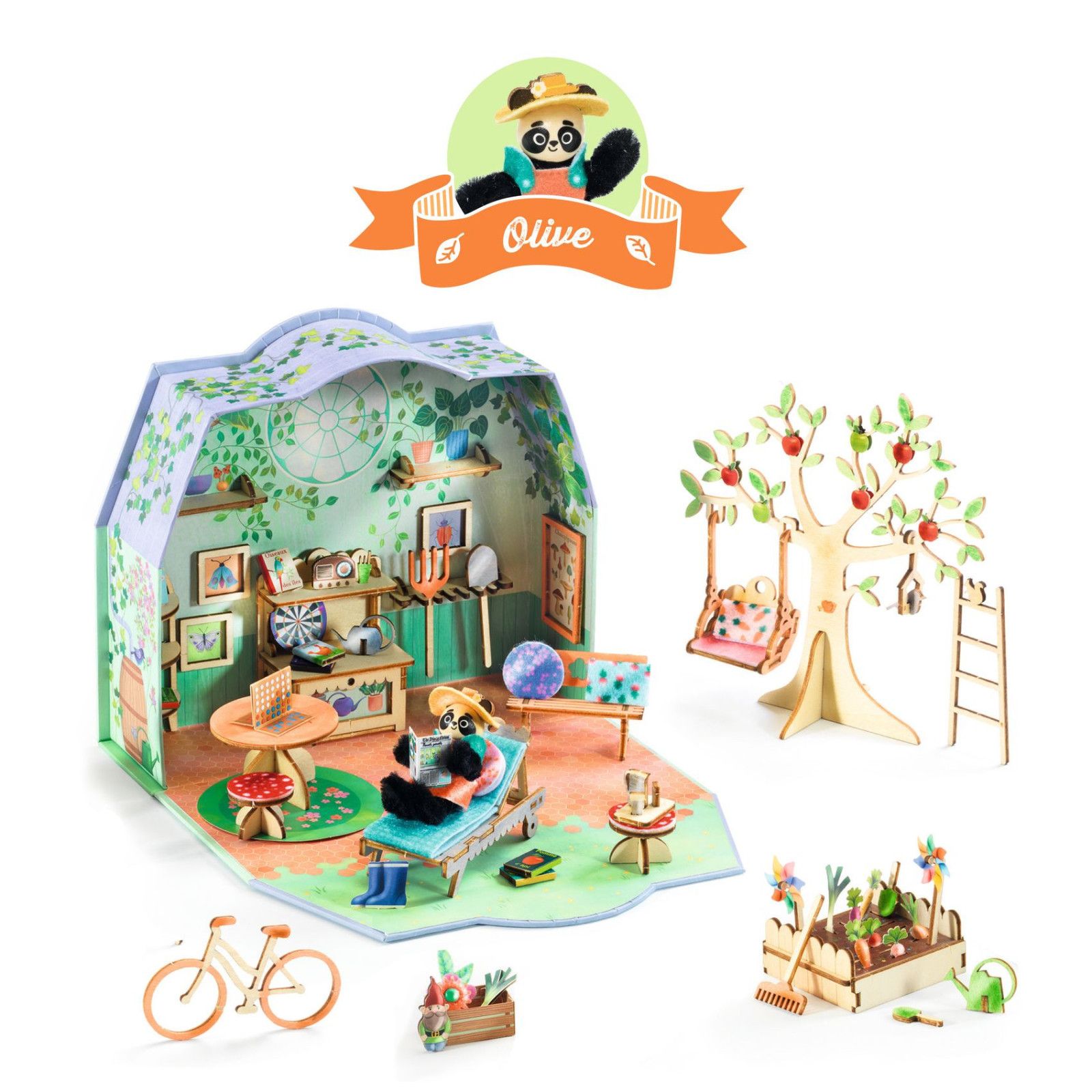 MINI MAISON DIY - Mi House - Olive - Djeco