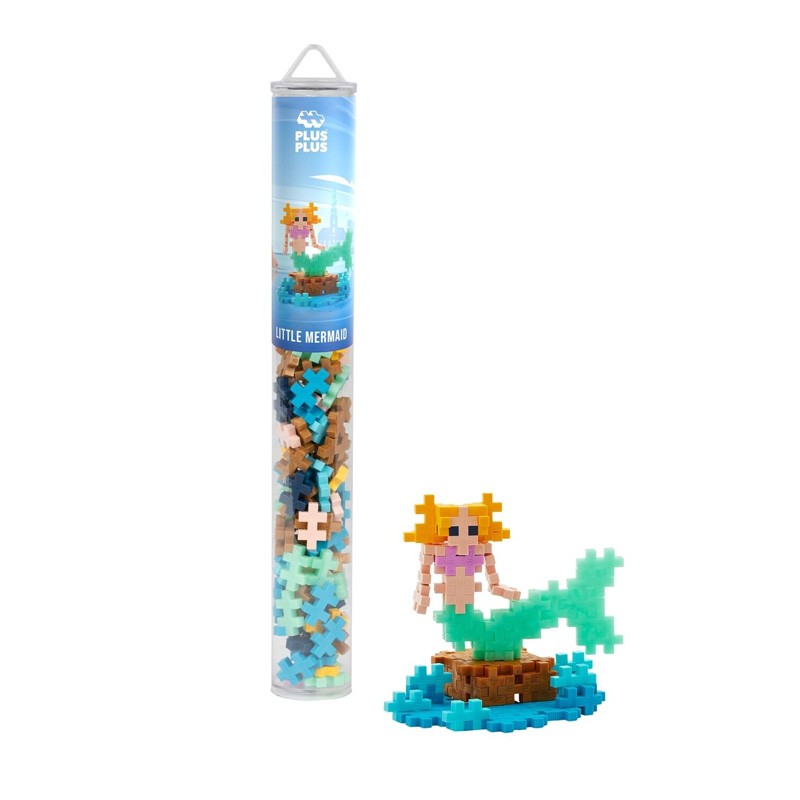 Tube La petite sirène - 100 pcs - Plus-plus