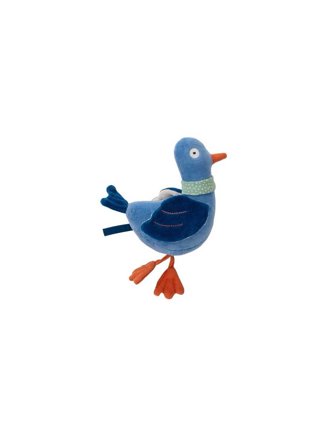 Poupée hochet pigeon Michel - Puce & Pilou - Moulin Roty