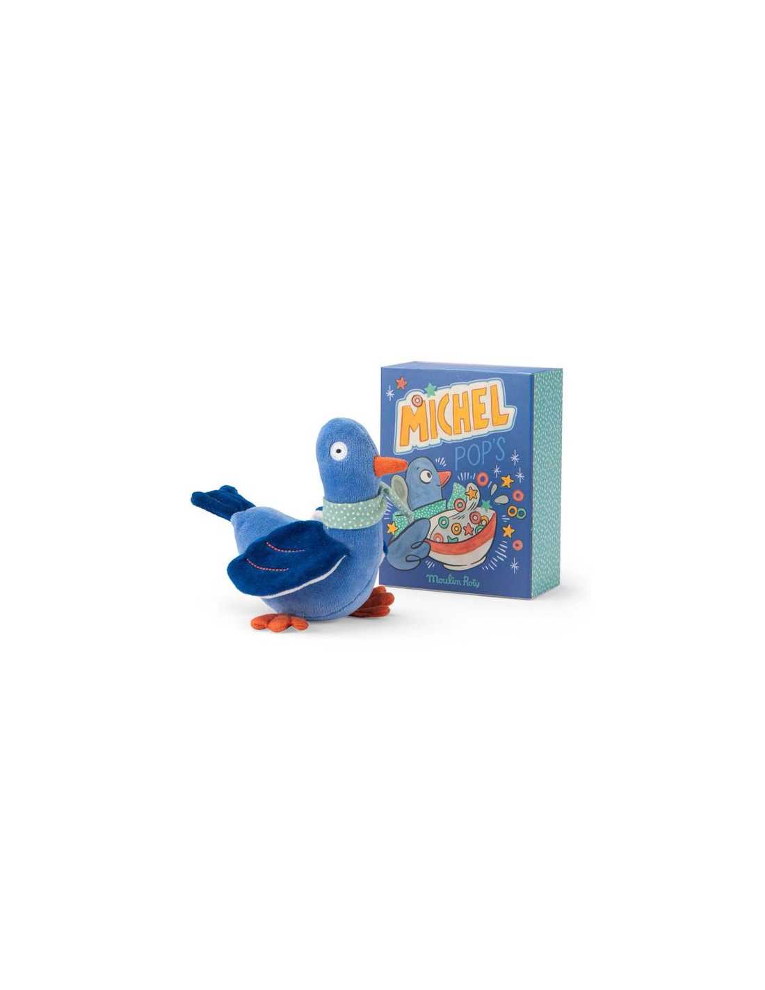 Poupée hochet pigeon Michel - Puce & Pilou - Moulin Roty