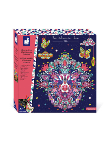 COFFRET MULTI-ACTIVITES 17 CREAS ANIMAUX - Janod