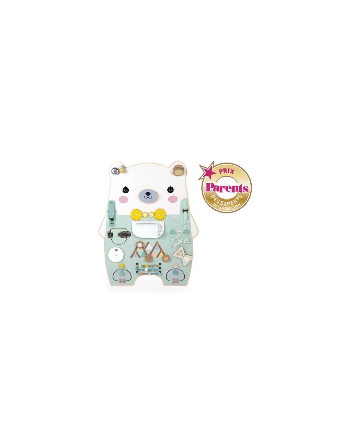 Busy-board Ourson en bois Pure - Janod