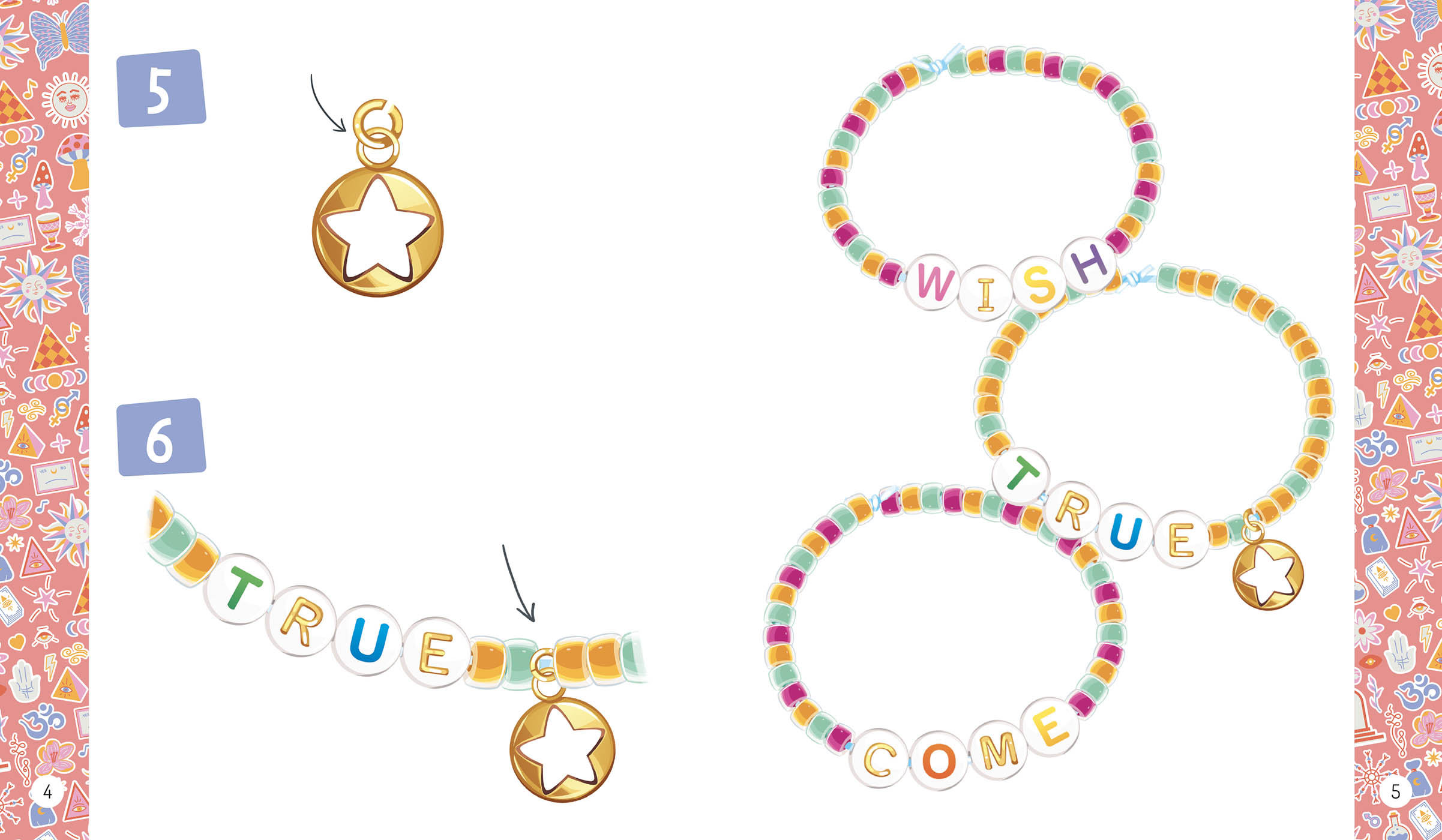 Mes bracelets souhaits magiques - Auzou