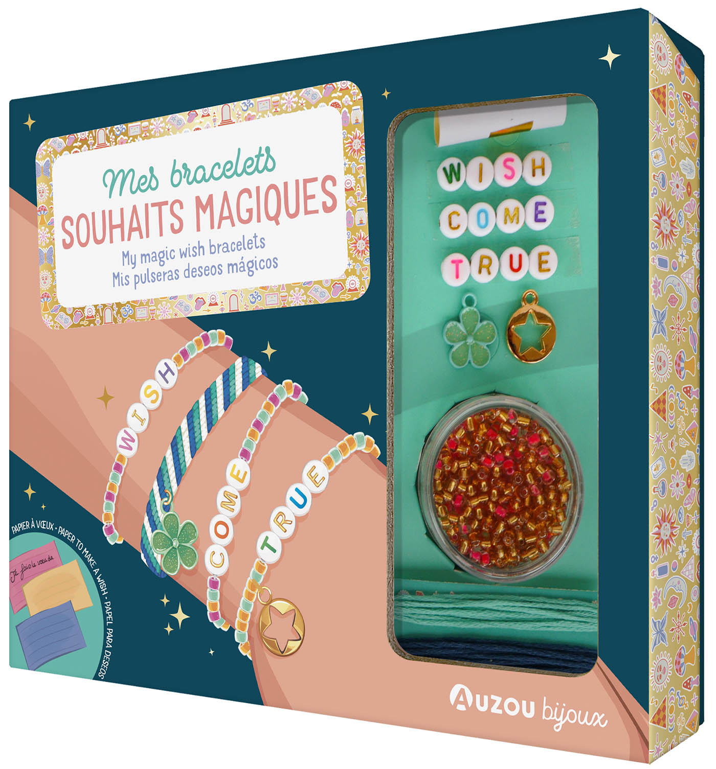 Mes bracelets souhaits magiques - Auzou