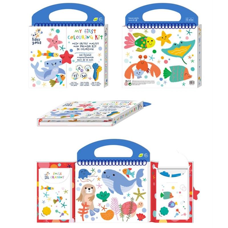 MY FIRST COLOURING KIT SEA FRIENDS - Ulysse