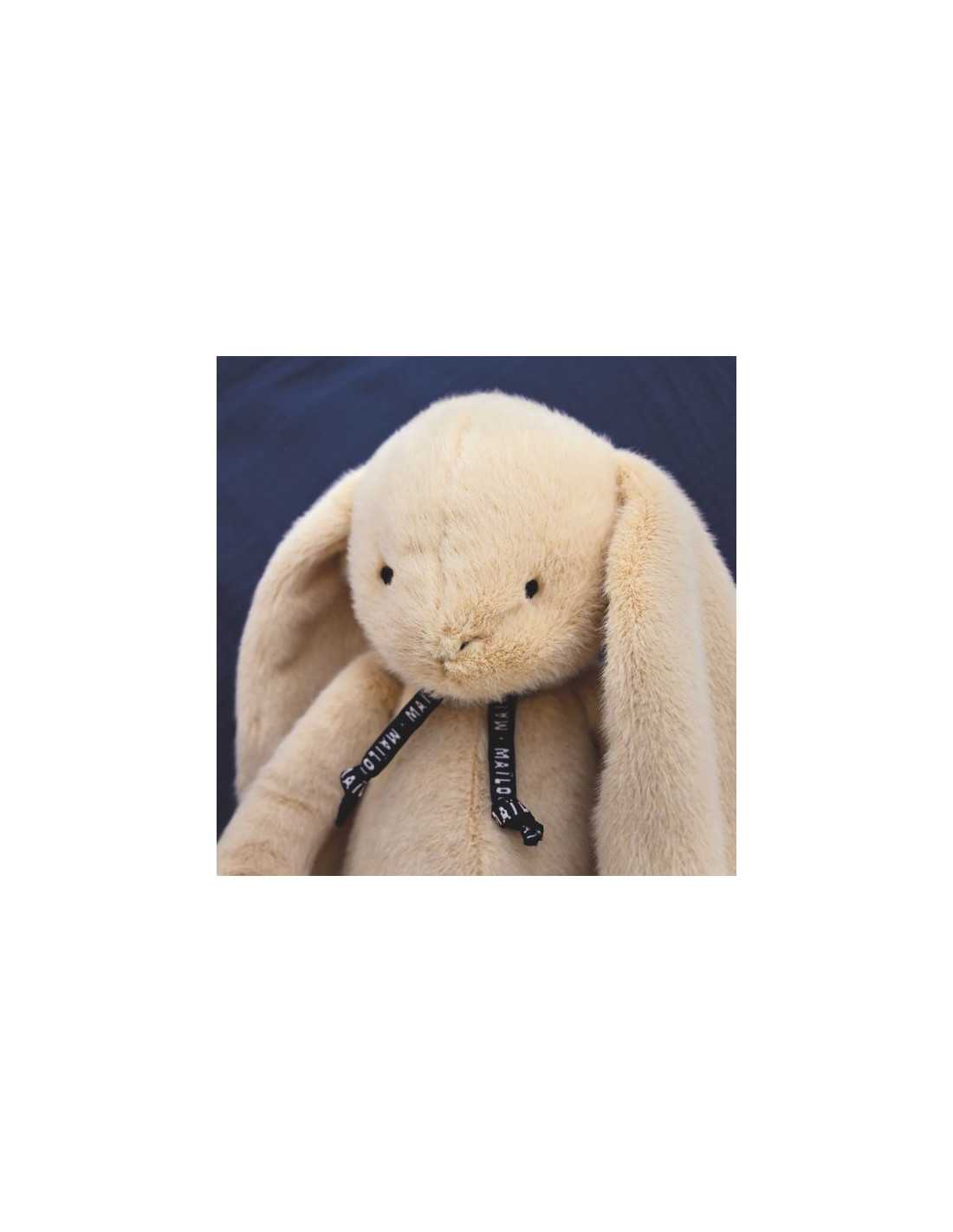 peluche-lapin-meloe-37-cm-beige-mailou-tradition