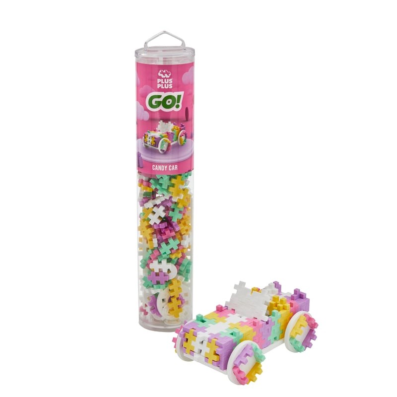 Tube Voiture bonbon - 200 pcs - Plus-plus