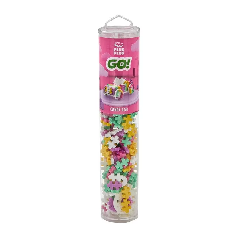 Tube Voiture bonbon - 200 pcs - Plus-plus