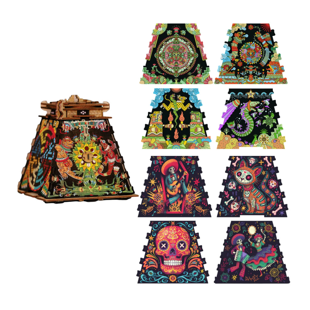 CLUEPUZZLE - AZTEC PYRAMID OF THE SUN - Tribuo