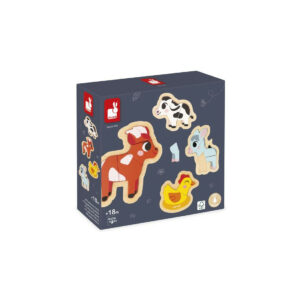 4 PUZZLES EVOLUTIFS - FERME - Janod