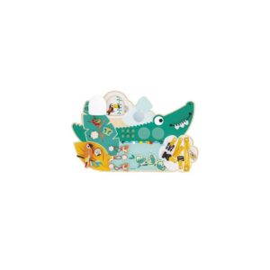 Busy-board Crocodile en bois Tropik - Janod