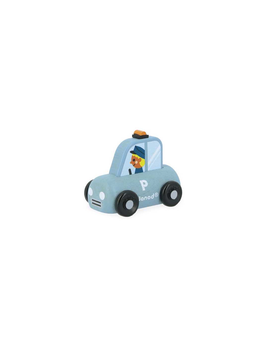 Voiture de police en bois Ville - Cross Roads - Janod