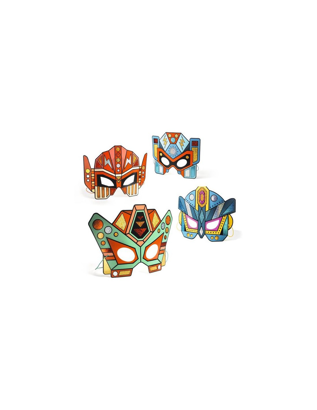 Masque DIY - Super Robots - Djeco