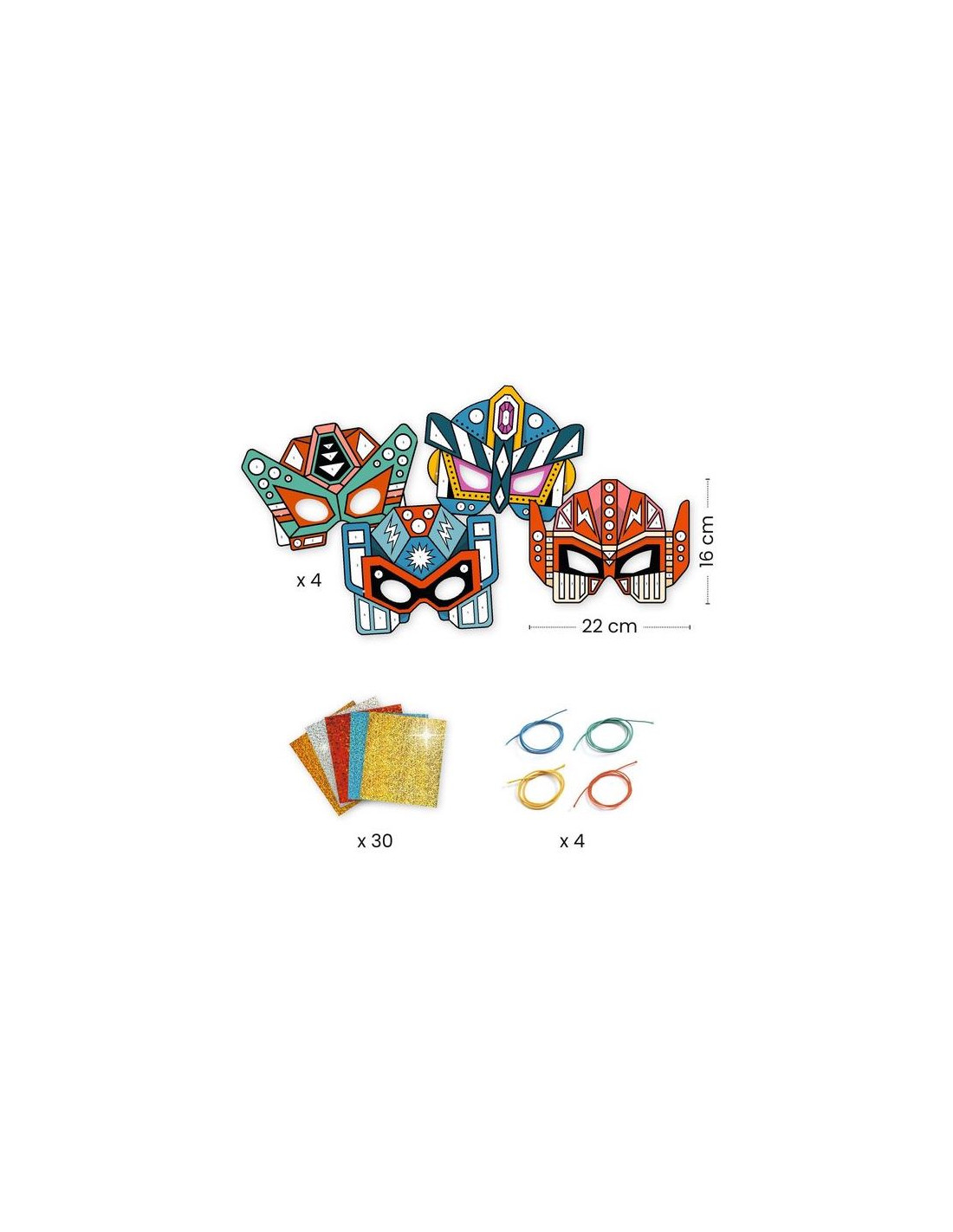 Masque DIY - Super Robots - Djeco