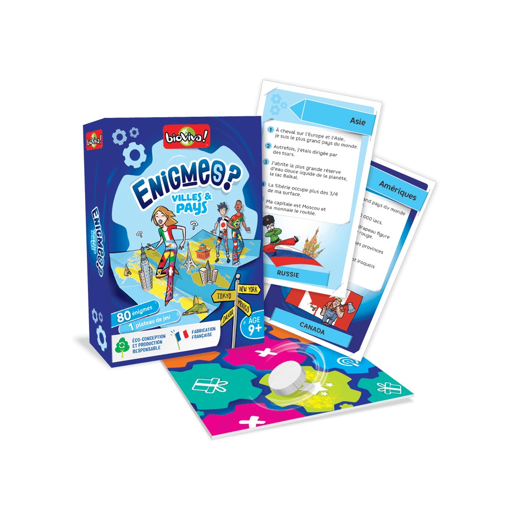 Enigmes - Villes et Pays - Bioviva