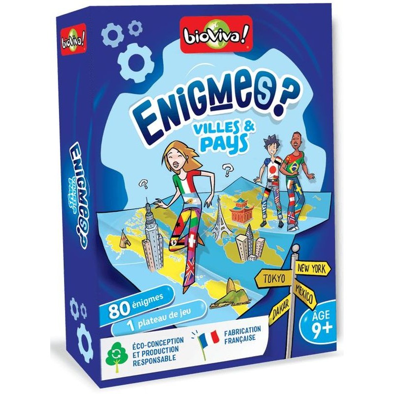Enigmes - Villes et Pays - Bioviva