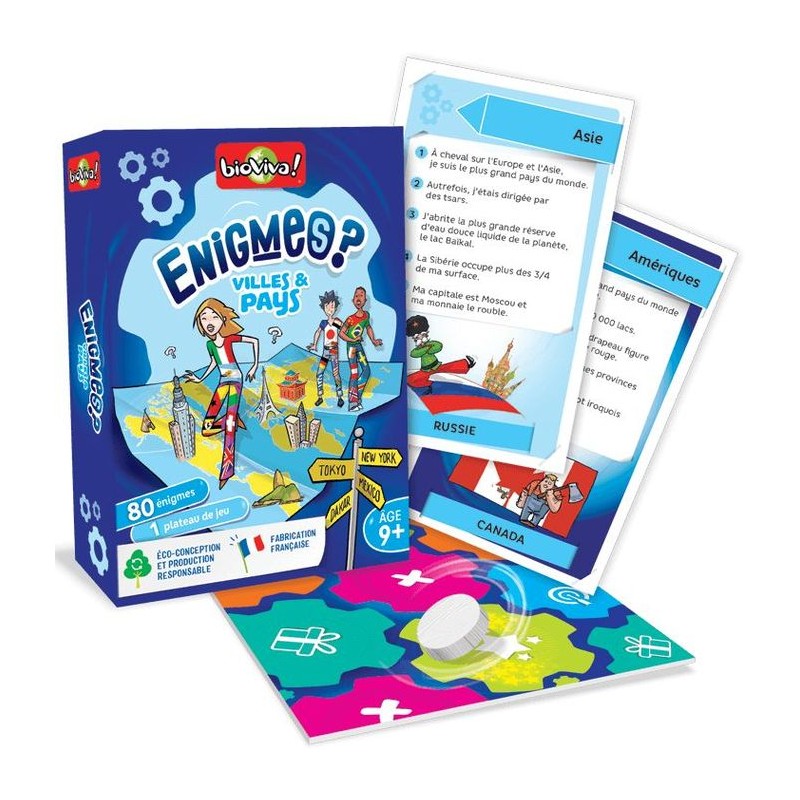 Enigmes - Villes et Pays - Bioviva