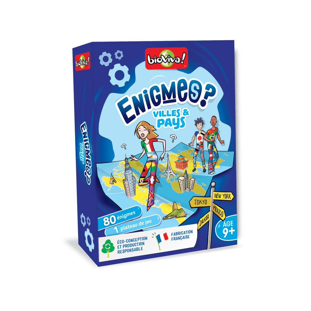 Enigmes - Villes et Pays - Bioviva