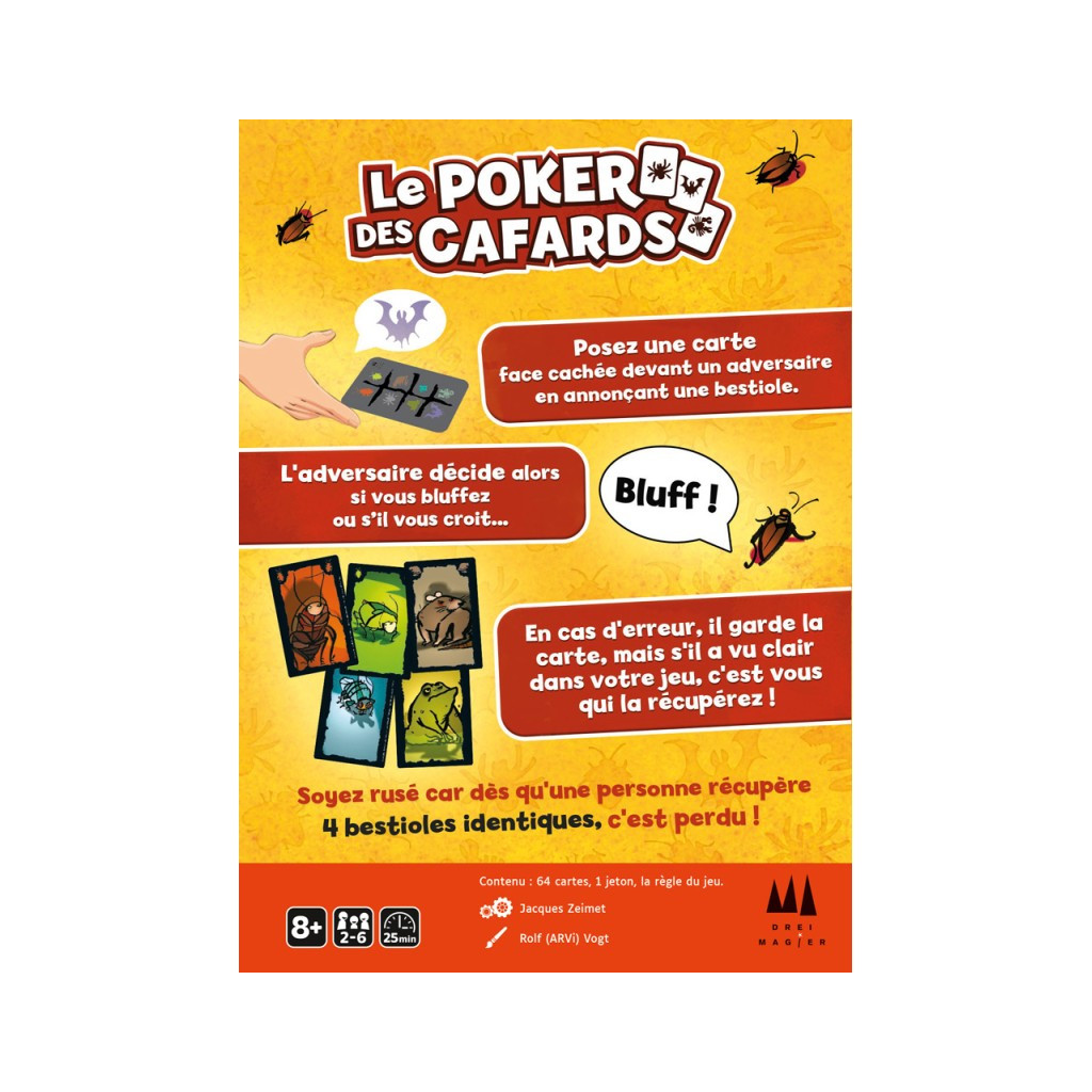Le poker des cafards